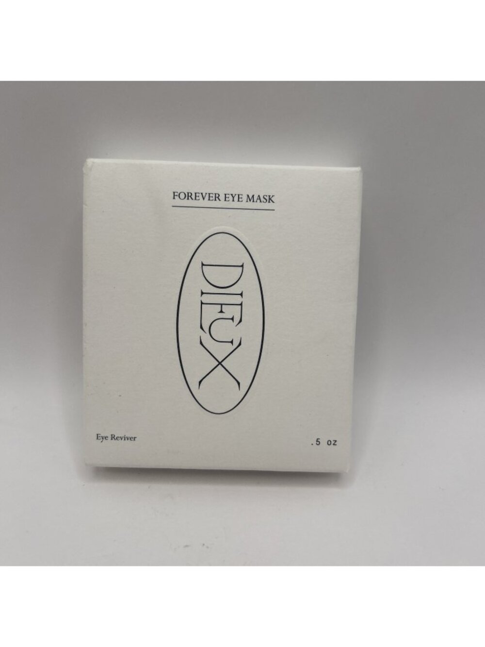 NIB~ DIEUX Forever EYE Mask Reusable Eye Under Eye Patches Silicone Metal Tin